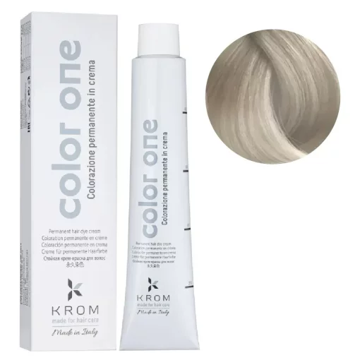 Стойкая крем-краска для волос Color One KROM, 100/31 Экстра-светлый ледяной платиновый, 100 мл