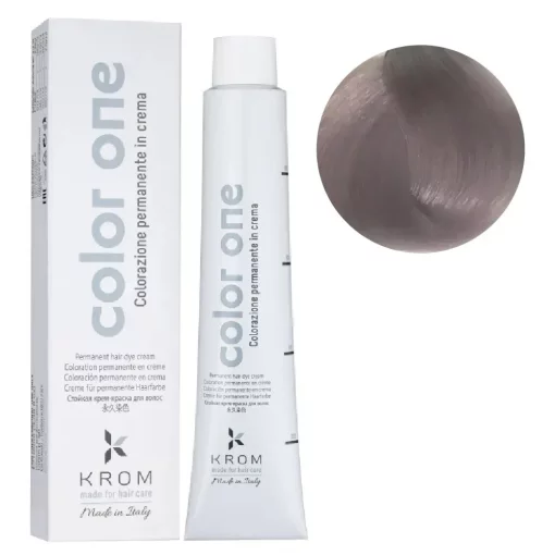 Стійка крем-фарба для волосся Color One KROM, 12/21 Екстра-світлий синьо-фіолетовий, 100 мл