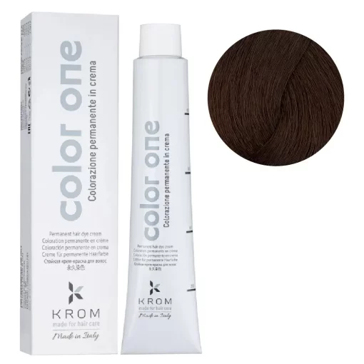 Стойкая крем-краска для волос Color One KROM, 6/41 Какао, 100 мл