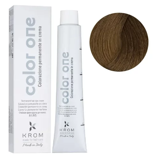 Стойкая крем-краска для волос Color One KROM, 7/0 Блондин, 100 мл