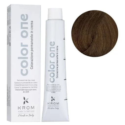 Стойкая крем-краска для волос Color One KROM, 8 exotic Светло-экзотический блондин, 100 мл