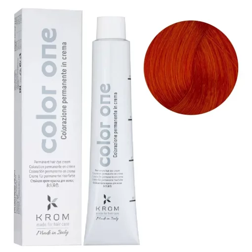 Стійка крем-фарба для волосся Color One KROM, CA Помаранчевий підсилювач-коректор, 100 мл