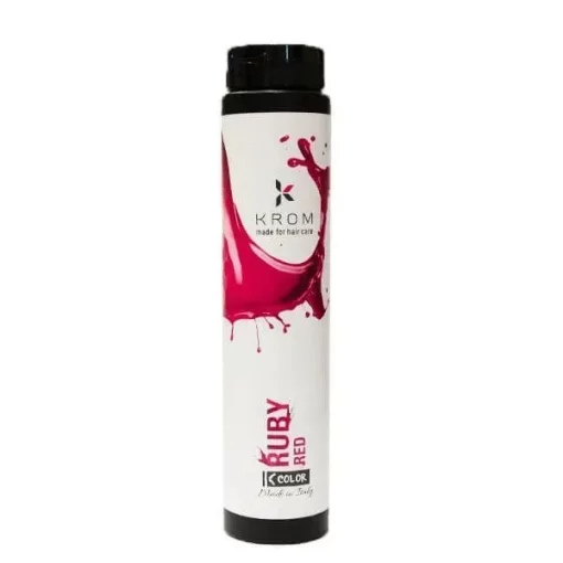 Крем-краска для волос без аммиака KROM K-COLOR - Рубиновый красный (Ruby Red), 250 мл