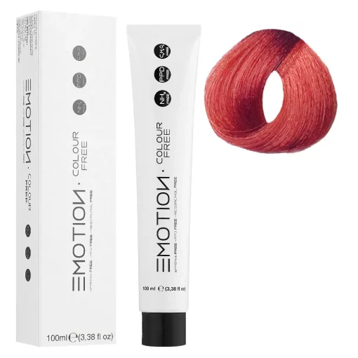 6/6 Стойкая безаммиачная крем-краска для волос KROM Emotion Colour Free - Темный красный блондин, 100 мл