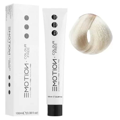 10/13 Стійка крем-фарба для волосся KROM Emotion Colour Free - Екстра світлий блондин бежевий, 100 мл
