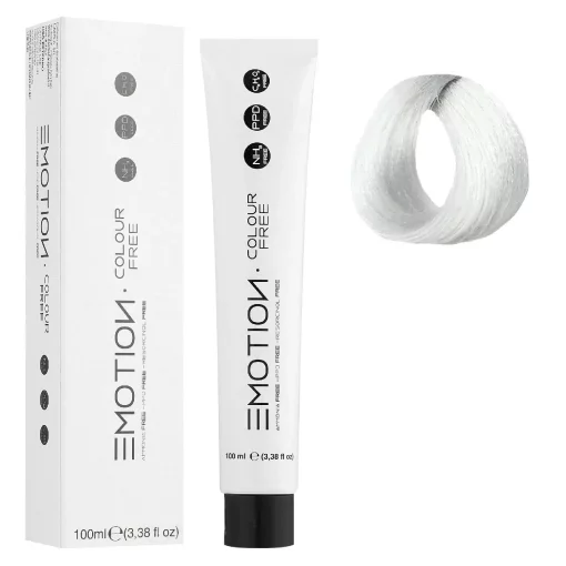 11/21 Стойкая безаммиачная крем-краска для волос KROM Emotion Colour Free - Пепельный жемчужный блондин, 100 мл