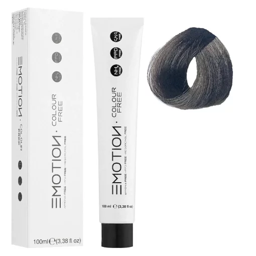 5/00 Стойкая безаммиачная крем-краска для волос KROM Emotion Colour Free - Интенсивный светло-коричневый, 100 мл