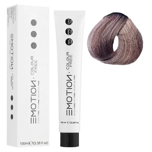 6/32 Стойкая безаммиачная крем-краска для волос KROM Emotion Colour Free - Темный блондин золотисто-радужный, 100 мл