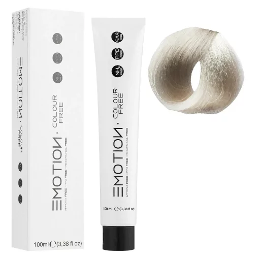9/31 Стійка безаміачна крем-фарба для волосся KROM Emotion Colour Free - Дуже світлий крижаний блондин, 100 мл