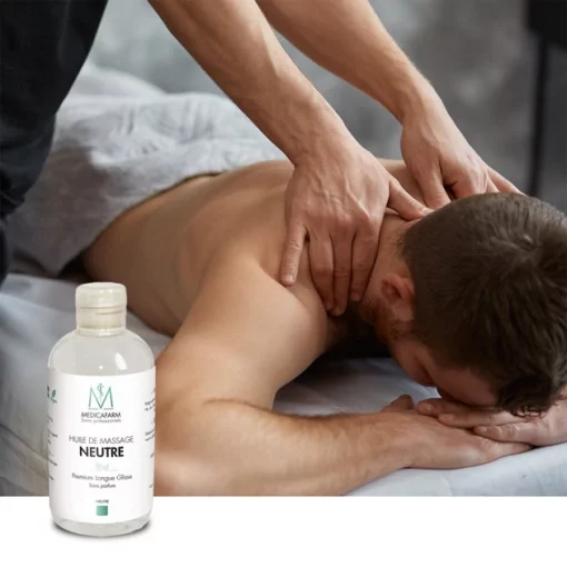 Олія масажна Medicafarm Нейтральна преміум тривалого ковзання, 250 мл