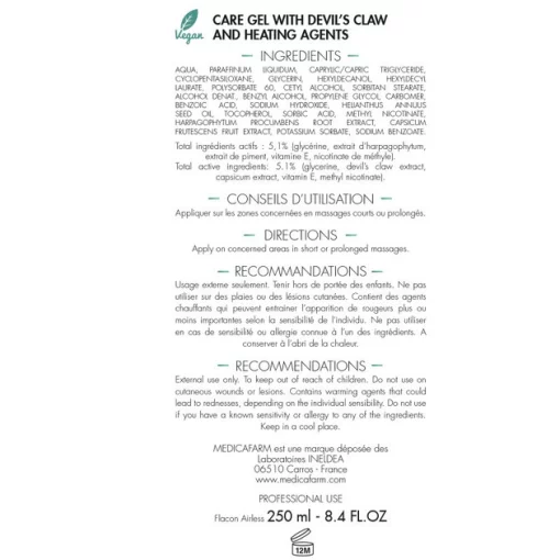 Крем масажний Medicafarm Гарпагофітум &laquo;Інтенсивний розігрів&raquo;, 250 мл