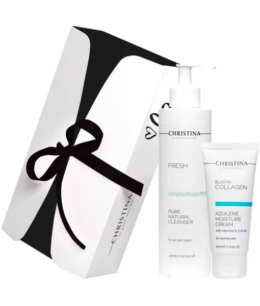 Подарунковий набір Очищення та зволоження для всіх типів шкіри Christina Gift Box 300+60 мл