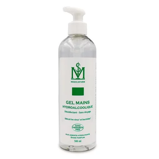 Гель - Дезинфектор Medicafarm гіпоалергенний з екстрактом алое вера, 500 мл
