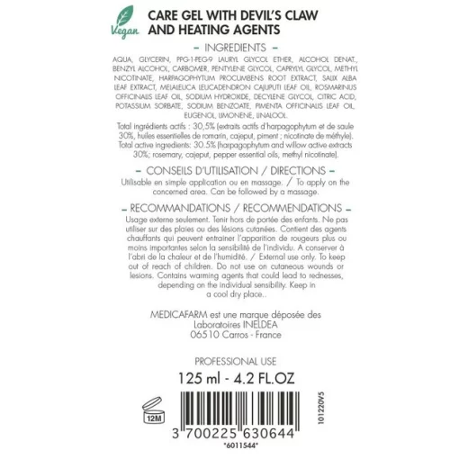 Гель Medicafarm Рума-К Интенсивный гарпагофитум и разогрев, 125 мл