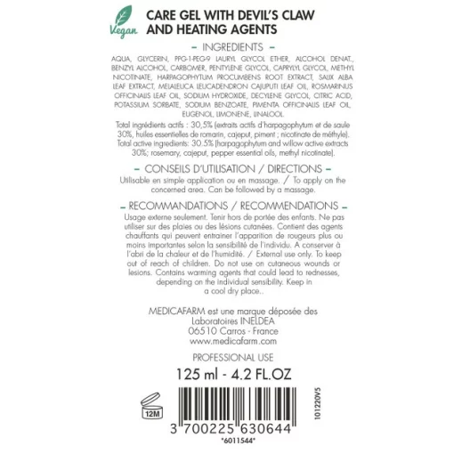 Гель Medicafarm Рума-К Интенсивный гарпагофитум и разогрев, 125 мл