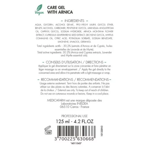 Гель Medicafarm Травма-К с арником против отеков и гематом, 125 мл