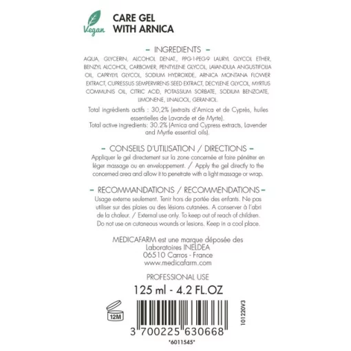 Гель Medicafarm Травма-К с арником против отеков и гематом, 125 мл
