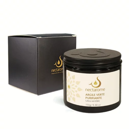 Маска для обличчя Nectarome Зелена глина дрібнодисперсна / Argile verte, 150 г