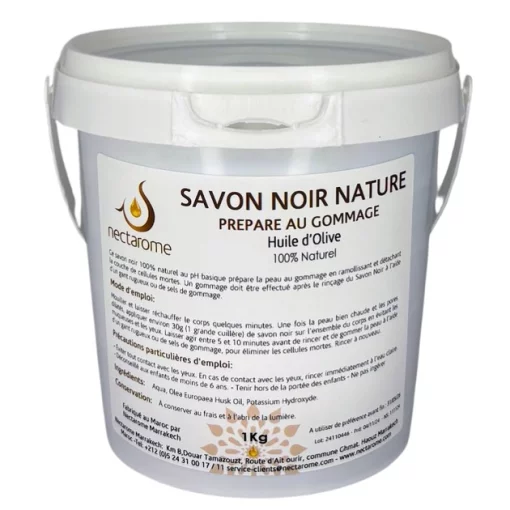 Гомаж бельді природний Nectarome (&laquo;чорне мило&raquo;) / Gommage beldi (Savon noir) nature, 1 кг