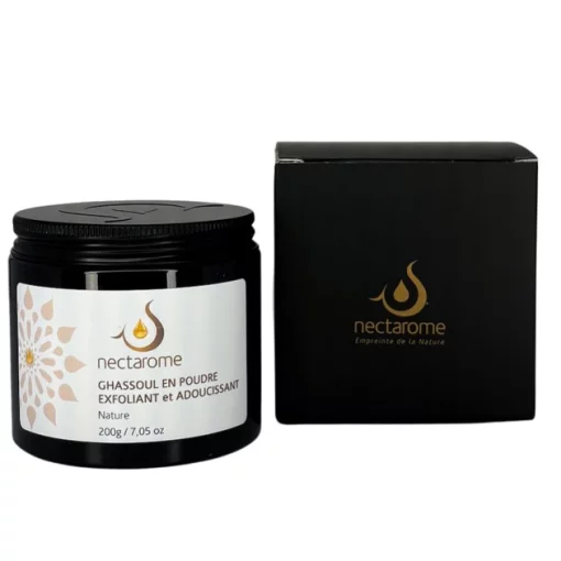 Гасул природний у вигляді порошку Nectarome (мароканська вулканічна глина) / Ghassoul nature