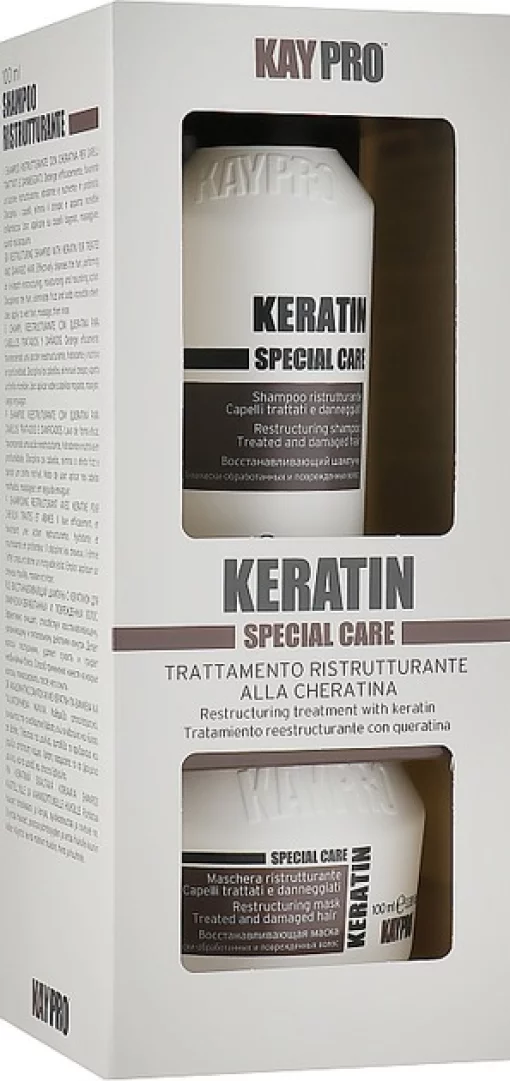 Набор KayPro Special Care Keratin Шампунь 100мл + Маска 100мл