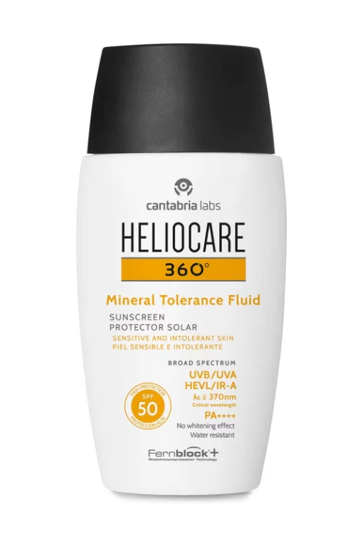 Сонцезахисний мінеральний крем-флюїд Cantabria Labs HELIOCARE 360 &ordm; MINERAL TOLERANCE FLUID SPF50
