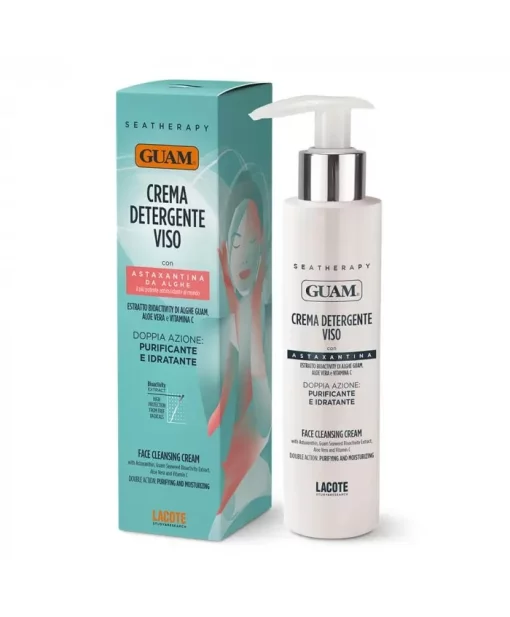 Крем очищающий для лица GUAM SEATHERAPY AXANTINE с увлажняющим действием 150 мл