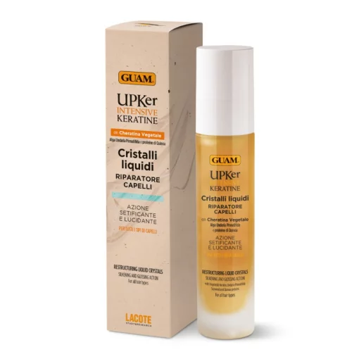 Засіб GUAM UPKER INTENSIVE KERATINE &laquo;Рідкі кристали&raquo; для відновлення волосся  з рослинним кератином, 50 мл