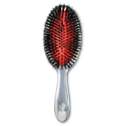 Срібна щітка середня Janeke Silver Hairbrush