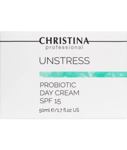 Денний крем з пробіотичною дією Christina Unstress ProBiotic Day Cream SPF 15 50 мл