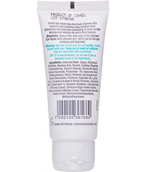 Делікатний крем для зони навколо очей для всіх типів шкіри Christina Delicate Eye Repair 60 мл