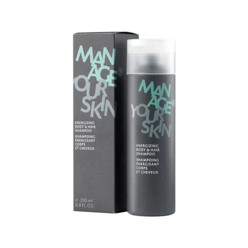 Гель для душу та шампунь 2 в 1 для чоловіків Dr.Spiller Energizing Body &amp; Hair Shampoo, 200 мл