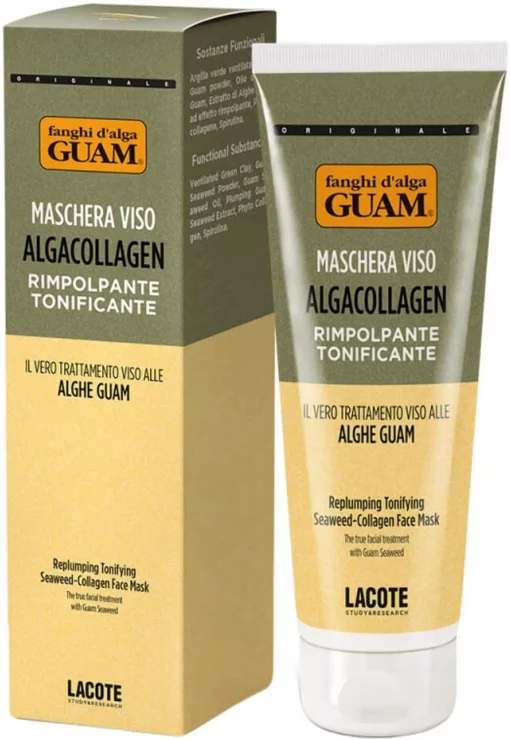 Маска для лица укрепляющая с противовозрастным действием GUAM Algacollagen, 75 мл