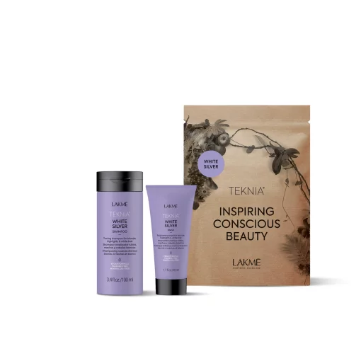 Дорожный набор для окрашенных волос Lakme Teknia White Silver Travel Pack