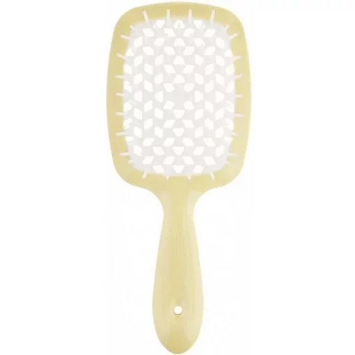 Щітка пастельно жовта з білим Janeke Small Superbrush Standart