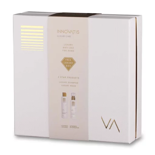 Набор с маской Innovatis Kit Luxury Anti-age Mask, 250+200 мл