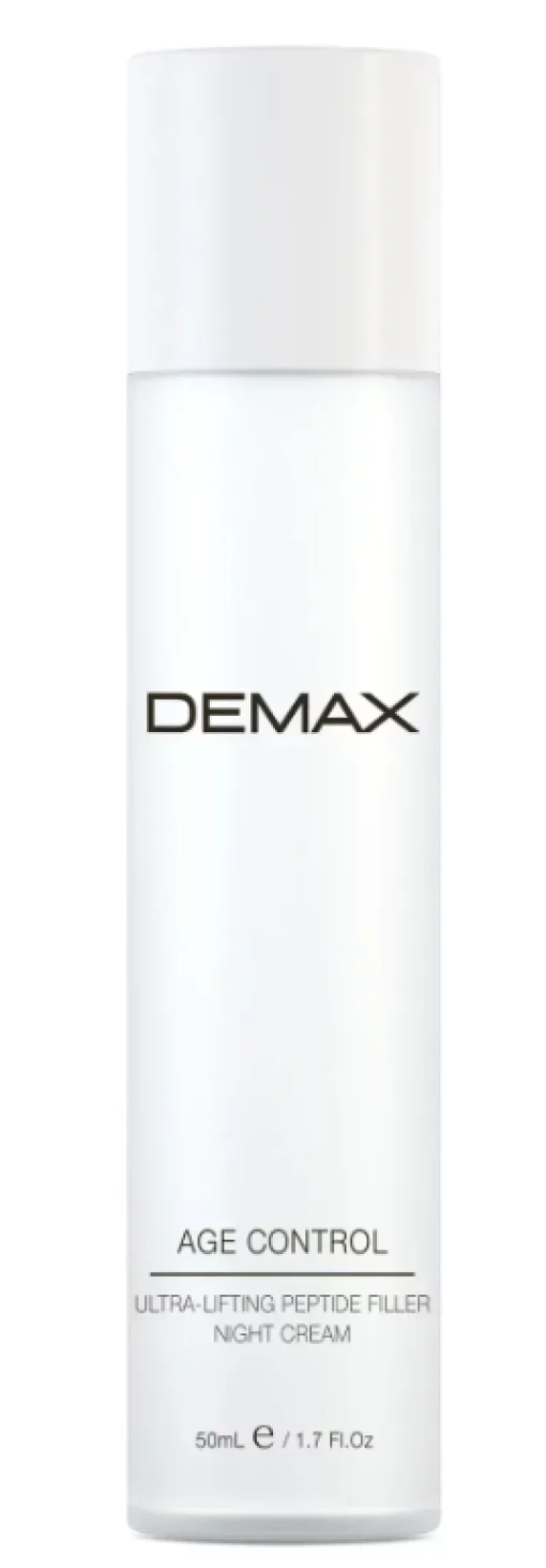 Нічний заповнюючий ліфтинг крем Demax Age control з пептидами 50 мл