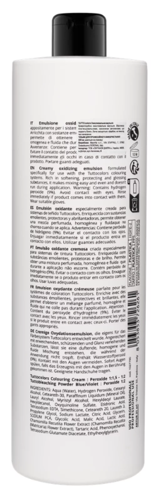 Окислительная эмульсия 30vol 9% TUTTO colors