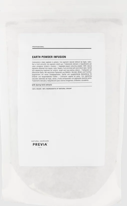 Краска-пудра Previa Natural Haircare Earth Powder Infusion с растительными пигментами 65 Оксалис, 200гр