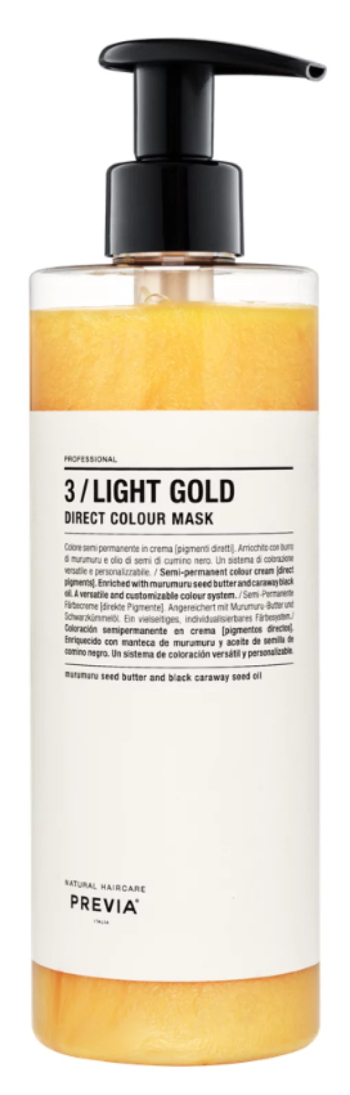 Маска-фарба Previa DIRECT прямої дії Світле золото, 500 мл