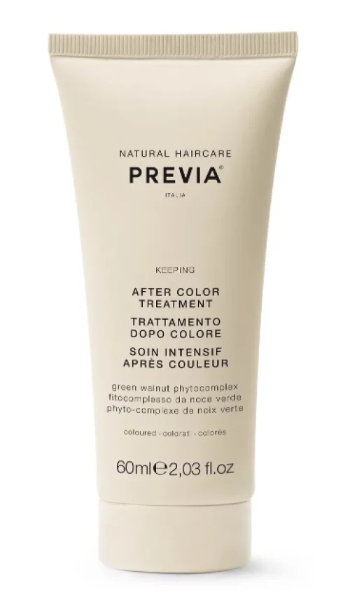 Маска для блеска окрашенных волос Previa Keeping After Color с фитокомплексом Organic Green Walnut