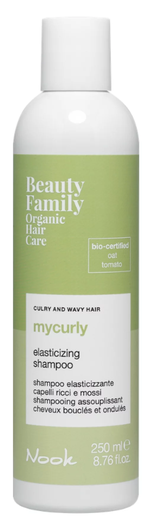 Шампунь для еластичності кучерявого та хвилястого волосся NOOK BEAUTY FAMILY MYCURLY VEGAN