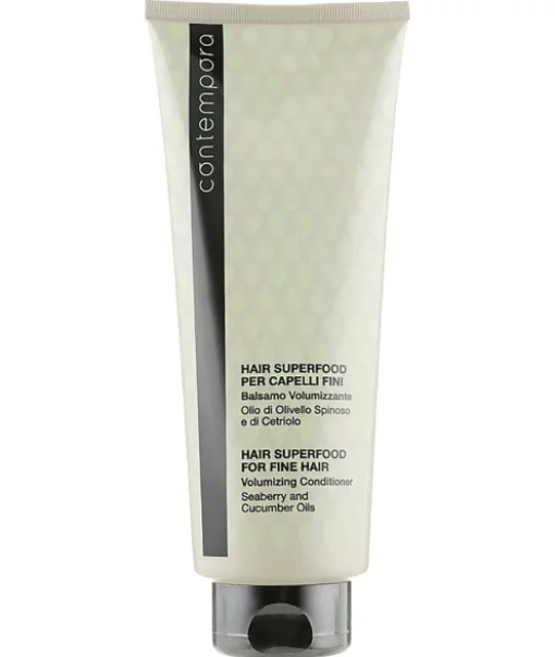 Кондиционер для объема с маслом облепихи и огурца Contempora Hair Superfood For Fine Hair Volumizing Condirioner