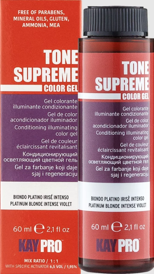 Тонувальна гель-фарба TONE SUPREME 60 мл, 6.2