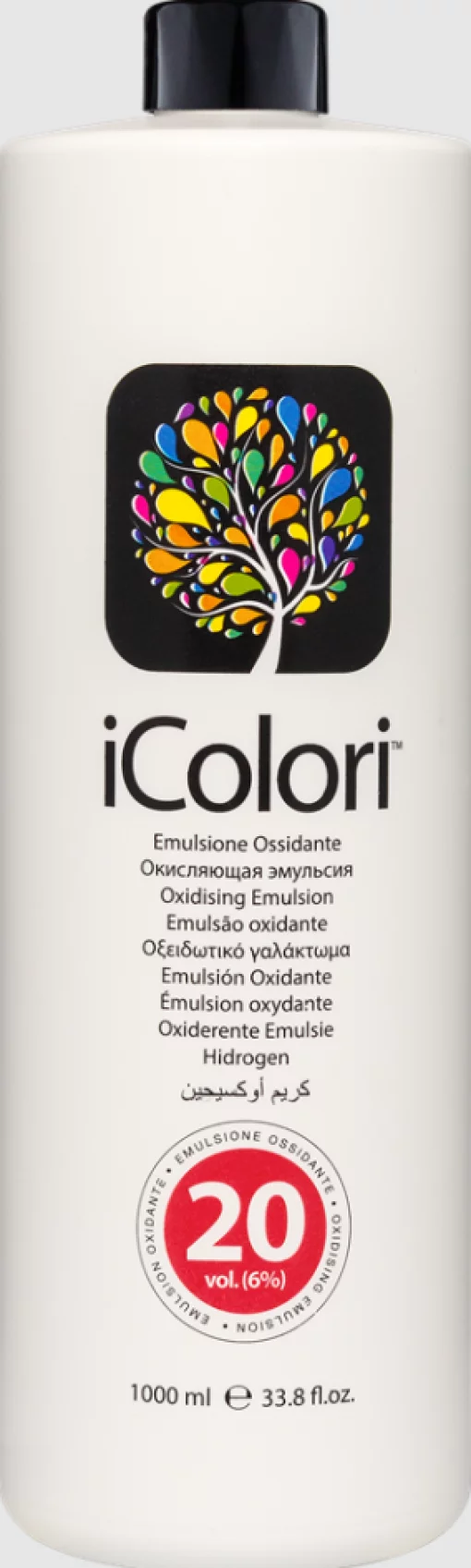 Окислювальна емульсія крем-фарби iColori Oxidising Emulsion 20 vol. (6%), 1000 мл