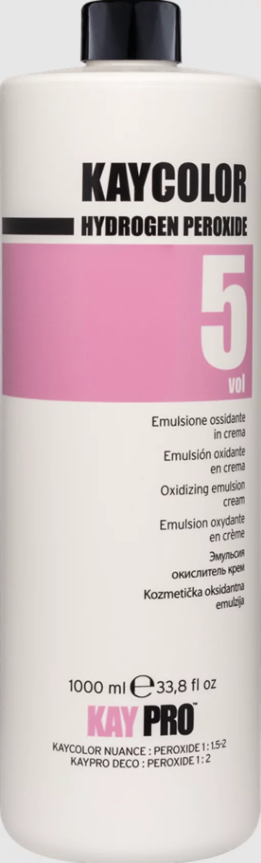 Окислювач KayColor Hydrogen 5VOL, 1000 мл
