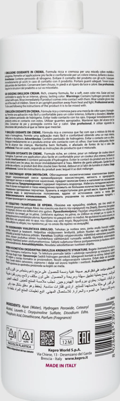 Окислитель к краске SUPER KAY 20 Vol 6%, 1000 мл