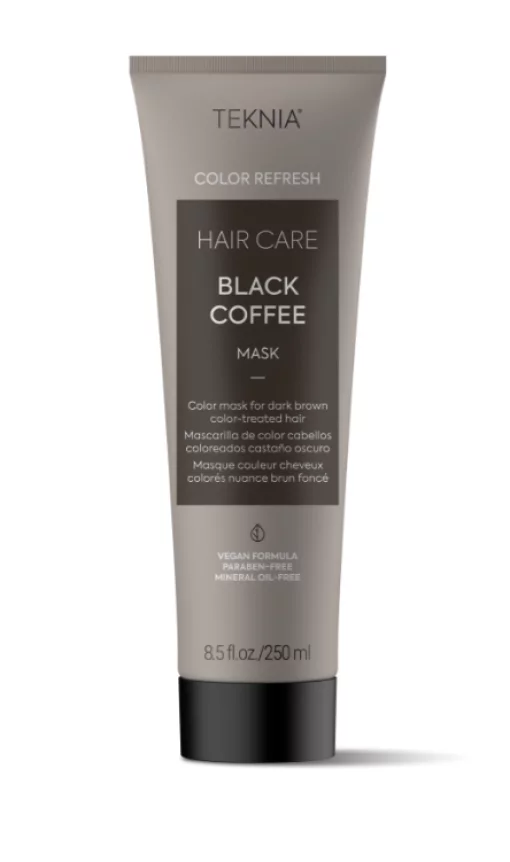 Маска освежающая цвет волос, окрашенных в темно-коричневые оттенки BLACK COFFEE MASK