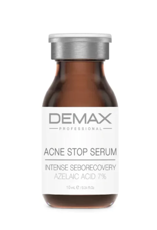 Інтенсивна анти акне сироватка Demax Acne stop serum intense seborecovery, azelaic acid 7% 10 мл