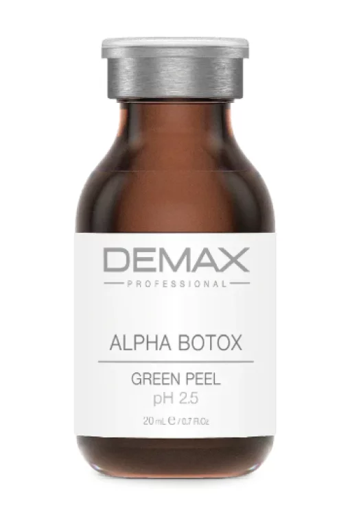 Пилинг с полифенолами зеленого винограда и пептидами Demax Alpha botox green peel 20 мл
